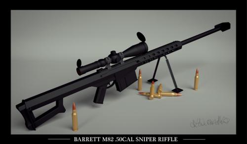 Barrett m82 .50Cal Sniper Riffle