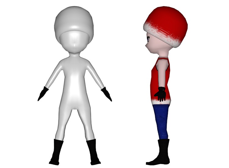 game character (rigged)