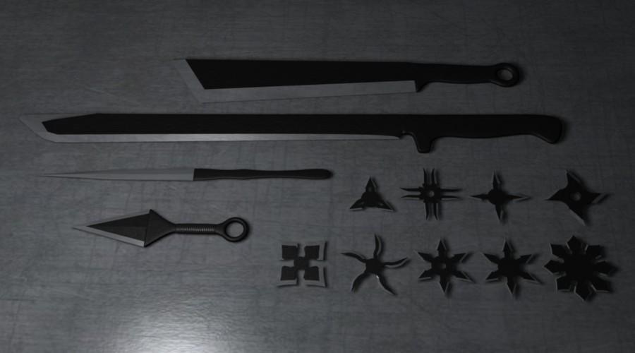 Ninja weapons pack