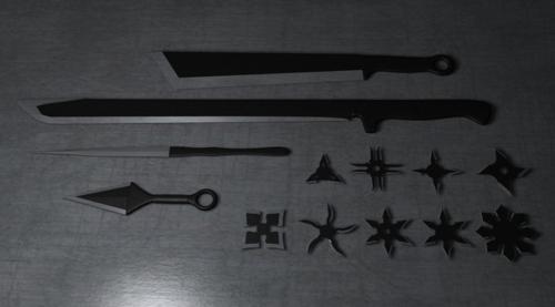 Ninja weapons pack