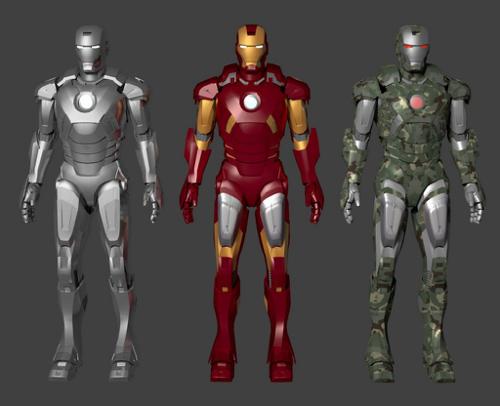 Iron man Mark 7 armors