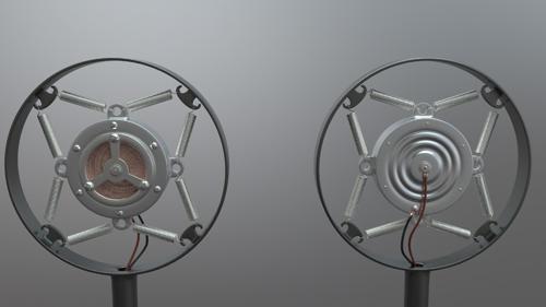 Carbon ringmount microphone