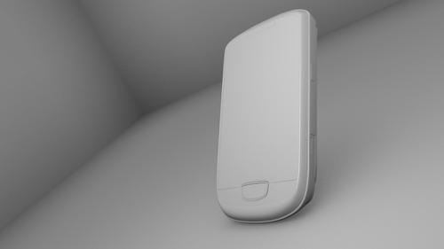 Samsung Galaxy Mini clay model
