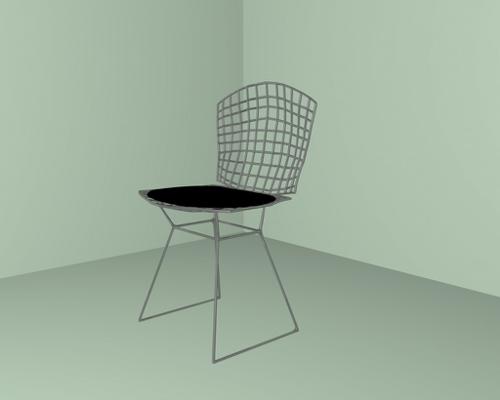 metal chair