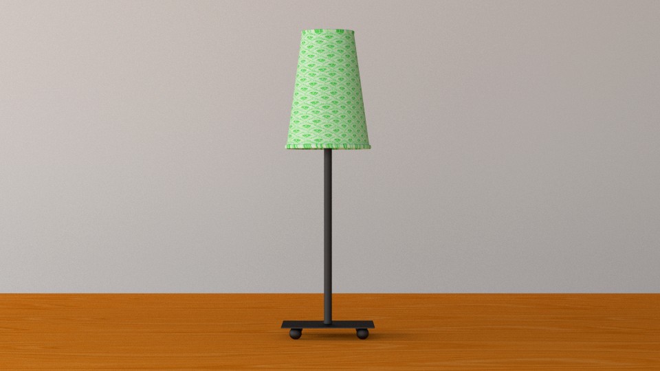 A desk lamp