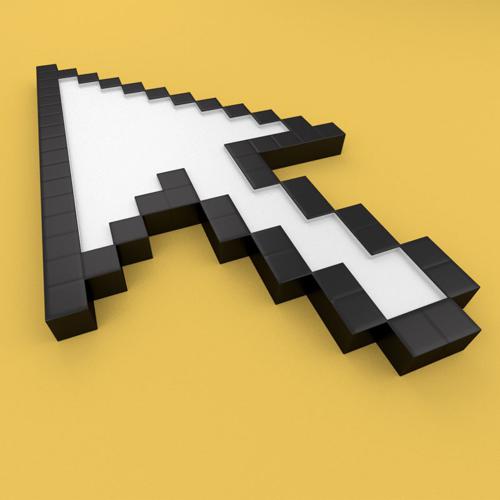 Big  Blocky Mouse-Arrow Cursor