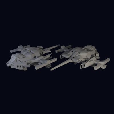 Spaceship inspired by manta ray