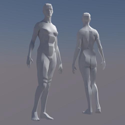 Rigged Female Figure