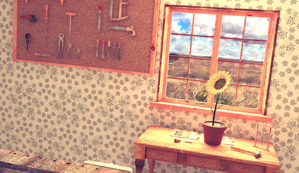 SunFlower in a Workshop
