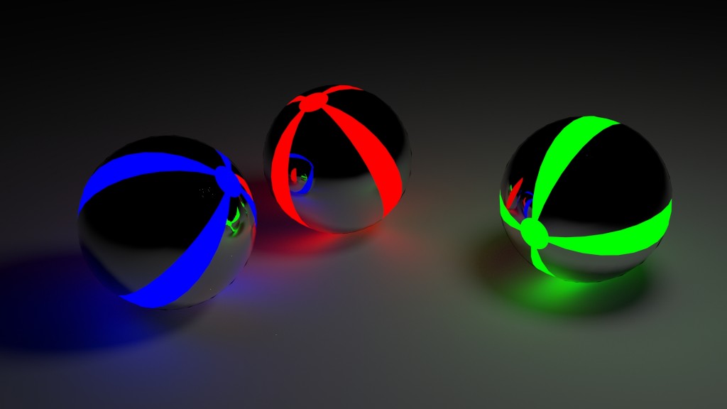 Glowing Christmas Balls