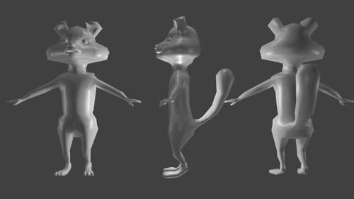 Low poly character 02