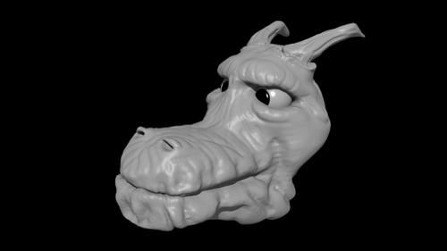 Dragon Head Sculpt