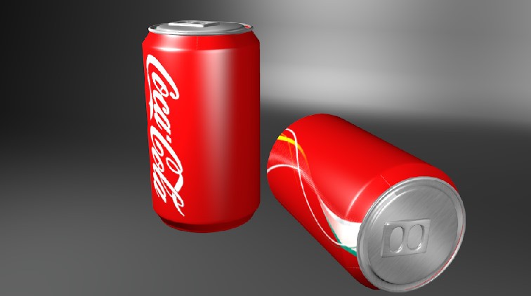 Soda Can - Low poly