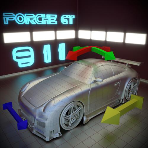 Porche GT - Rigged
