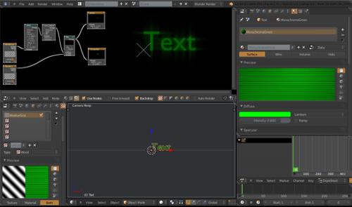Monochrome Monitor Text Template