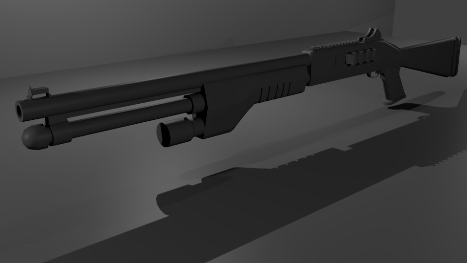 Shotgun 2  untextured