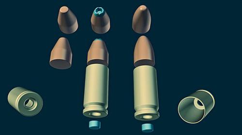 High_Poly 9mm Bullet variants