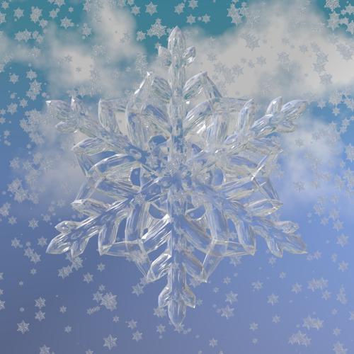 Snowflake Scene