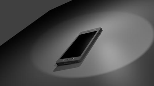 Low poly smart phone