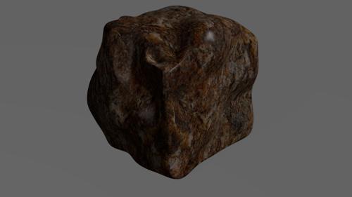 Low Poly Polished Rock
