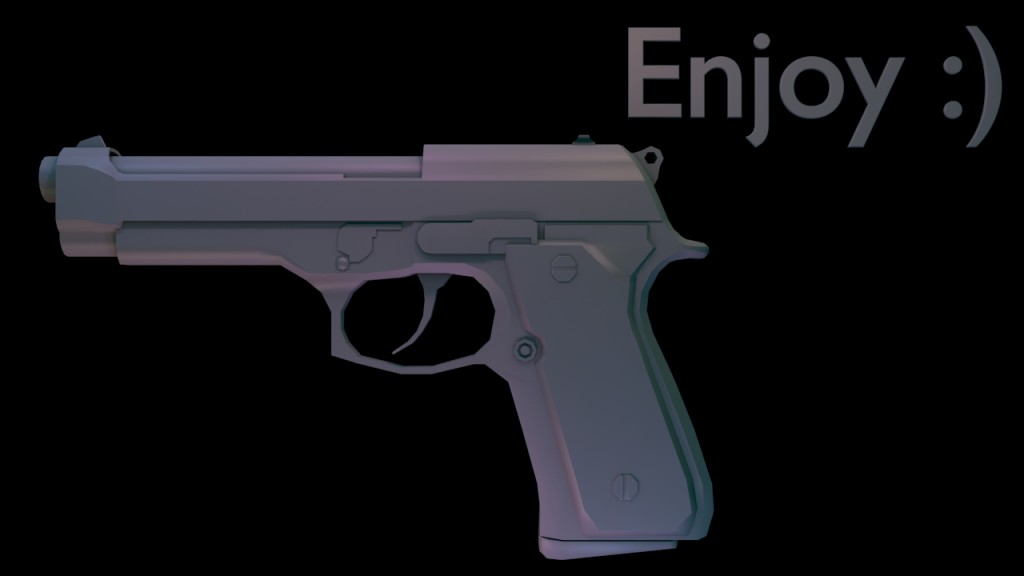 M9 Unwrapped and Rigged