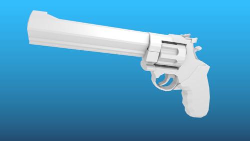 .44 Magnum - Low Poly Model