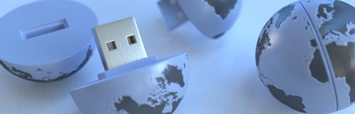 Globe USB Memory Stick