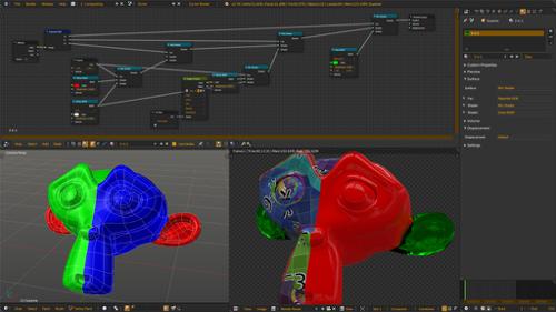 Material 3 in 1 (Vertex Color mask)