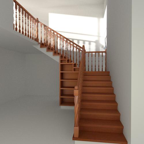 Wooden Staircase