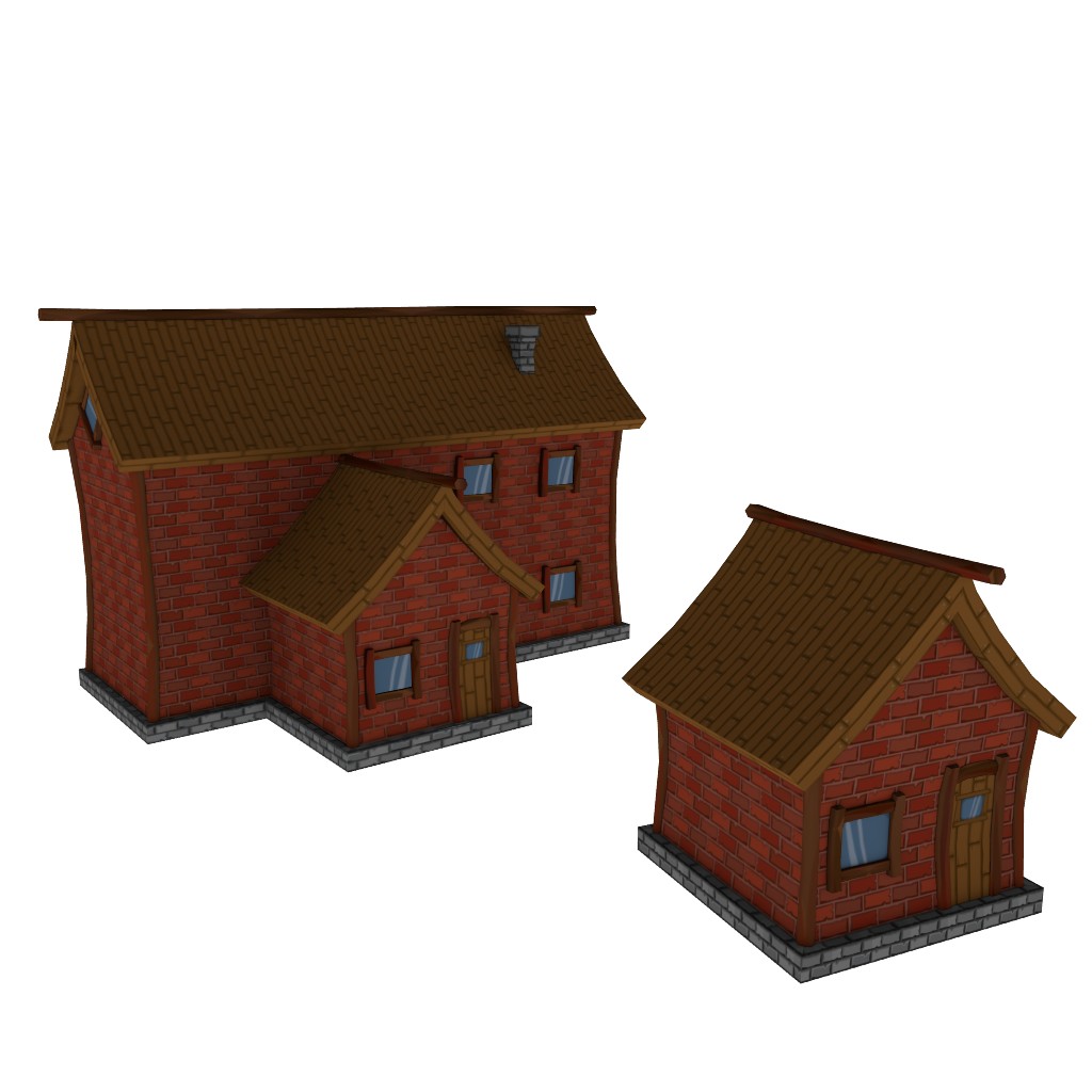 Cartoony Houses