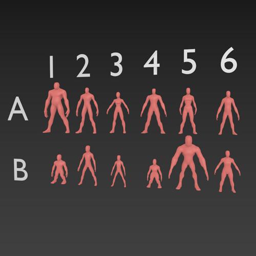 12 Anime Sculpting Base Meshes