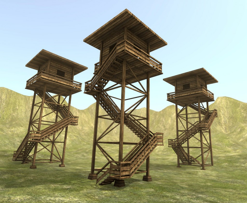Wooden Watch Tower
