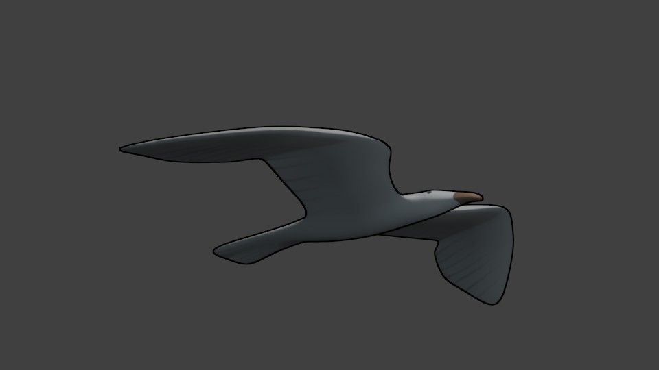 Low Poly Seagull