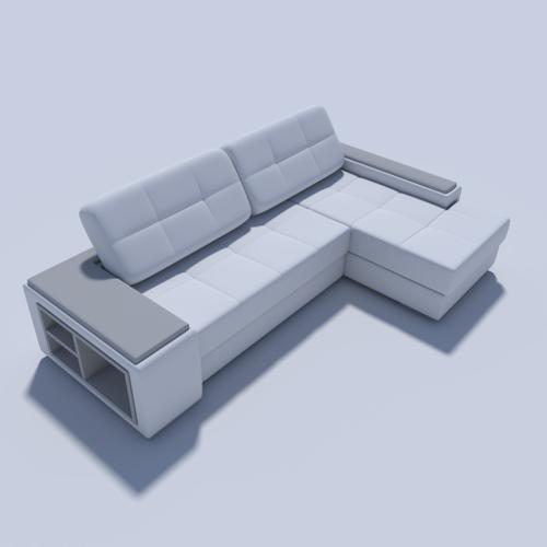L-shaped sofa