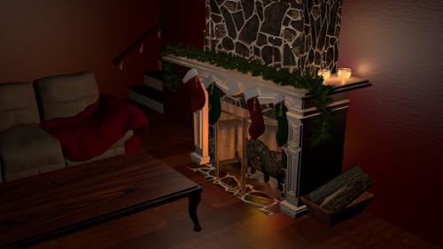 Christmas Fireplace