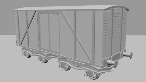 High Poly Carriage