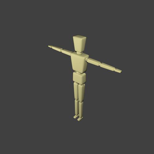 wood toy rigged