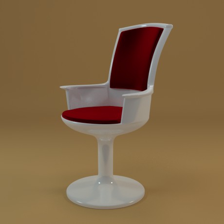 Plastic armchair