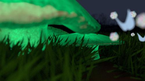 Glowing Mushrooms