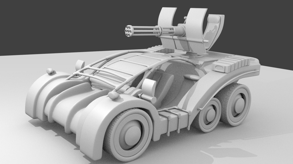 Post Apocalyptic Car Concept