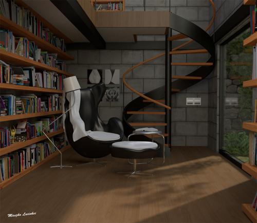 Library Interior