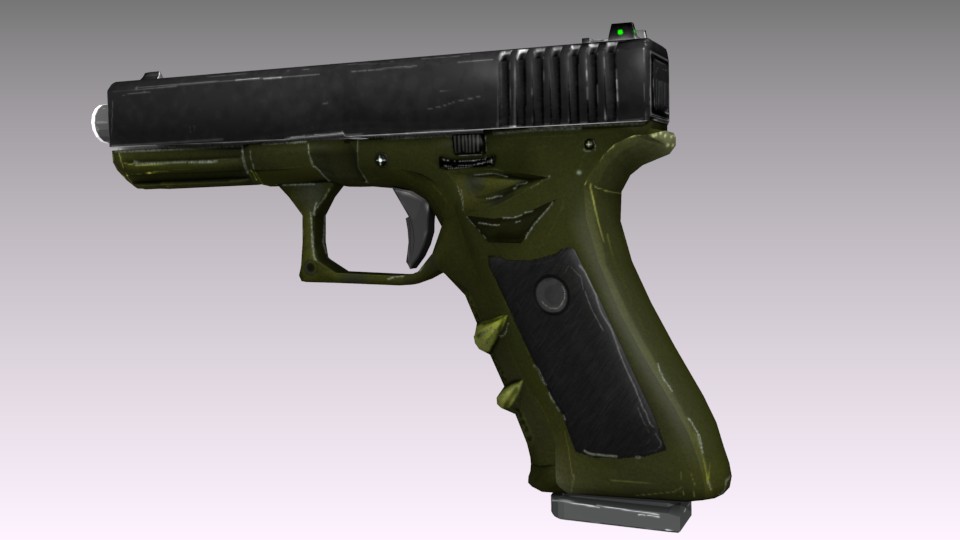 Glock 17- Textured Game Ready