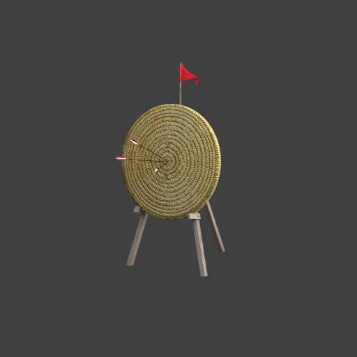 Archery Target with Cycle