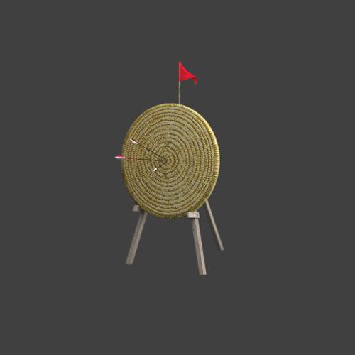 Archery Target with Cycle