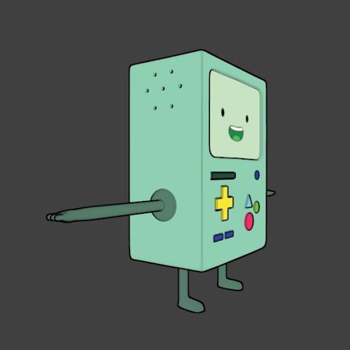 Bmo from the adventure time series
