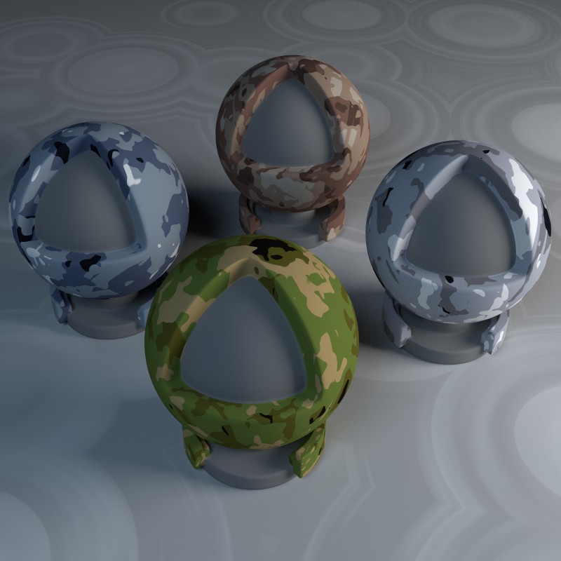 Camouflage Material for Cycles