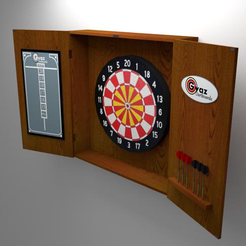 Dart Board with Case