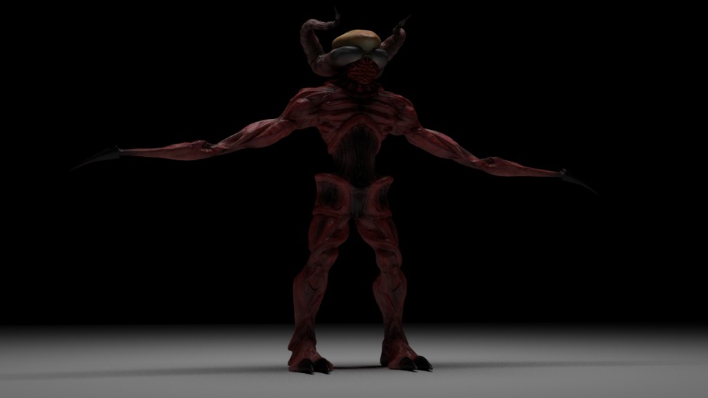 red horned monster