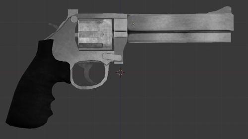 Top Break Revolver Textured 1542 faces