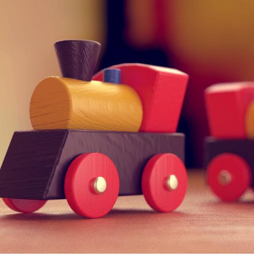 Wooden Toy Train